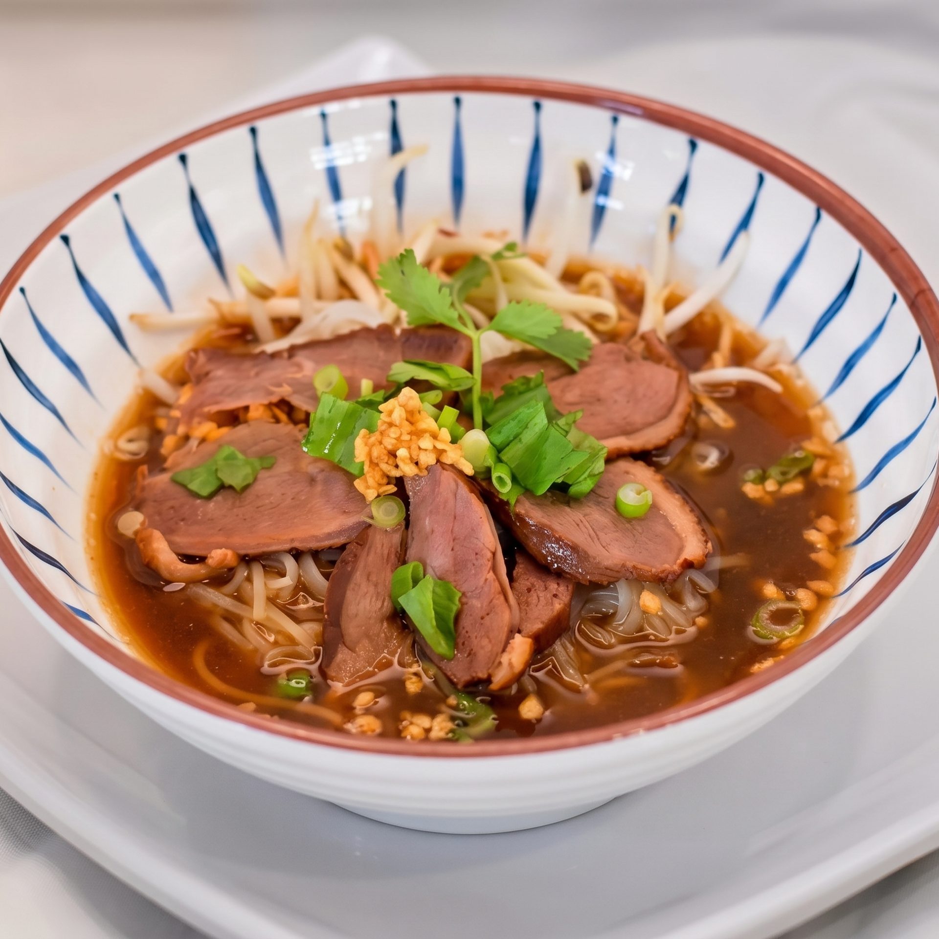 Boat noodles, duck soup, khao soi